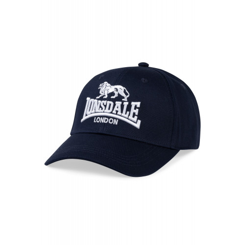 Lonsdale 3D Embroidered Cap — 100% Cotton, Adjustable (Men)