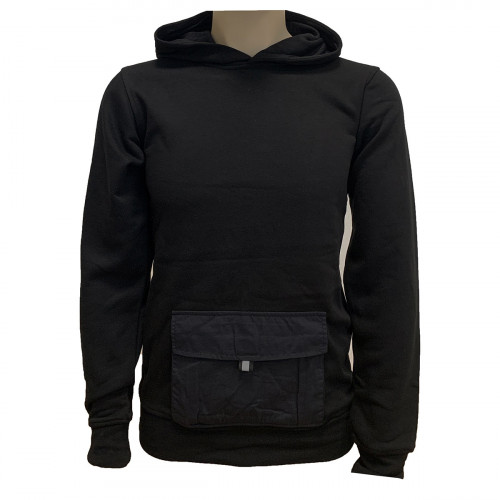 Men's hoodie with kangaroo pocket, machine washable — Caterpillar