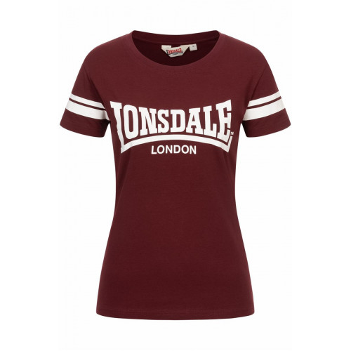 Camiseta deportiva mujer ajustada en algodón y elastano — Lonsdale