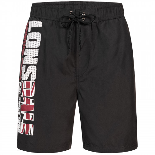 Pantaloncini da bagno uomo — short con tasche laterali e stampa Lonsdale