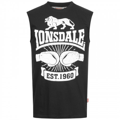 Sportliches Slim-Fit Herren-Tanktop aus 100% Baumwolle — Lonsdale