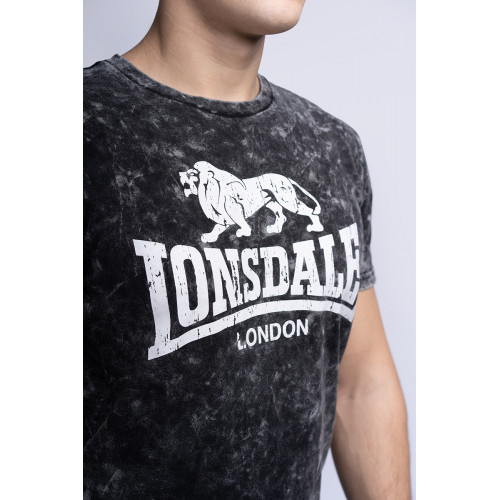 T-Shirt Uomo Lonsdale - Maglietta 100% Cotone con Logo Frontale