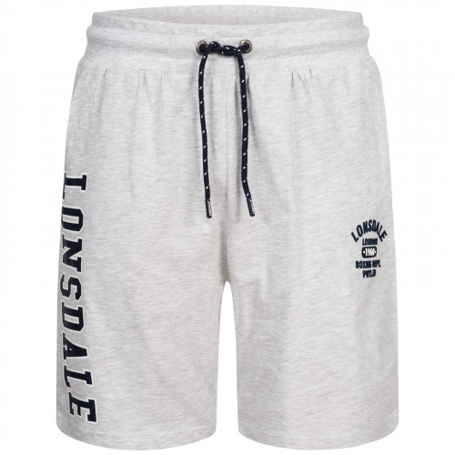 Bermuda en coton peigné 100% , taille élastique à cordon — Lonsdale