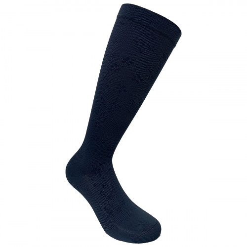 Light graduated compression socks, 1 pair — Scholl floral micro-pattern