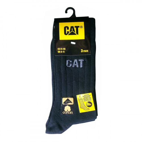 Calze da lavoro metà polpaccio 3 paia, cotone 73% termoregolanti — Caterpillar