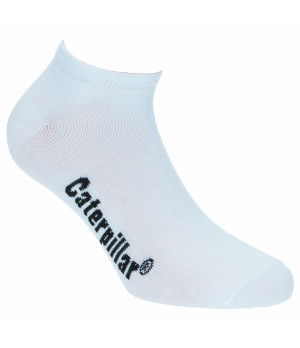 Calcetines hombre 3 pares algodón transpirable tobilleros — Caterpillar