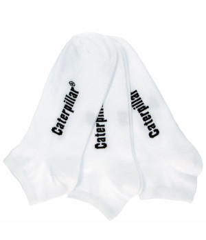 Chaussettes homme 3 paires coton respirant hauteur cheville — Caterpillar