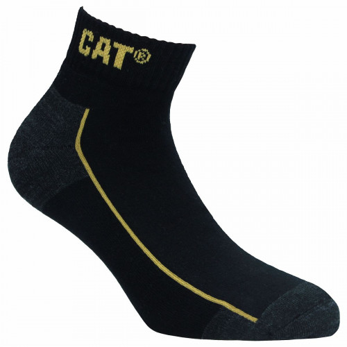 Calcetines de trabajo 3 pares tobilleros reforzados en Cordura — Caterpillar