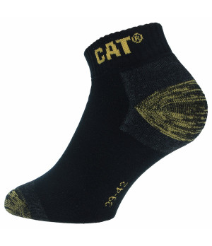 3-Pack Cotton Ankle Work Socks, Reinforced — Caterpillar