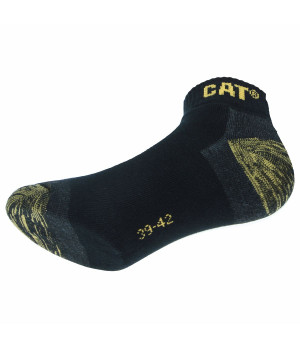3-Pack Cotton Ankle Work Socks, Reinforced — Caterpillar