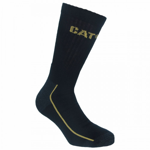 Chaussettes de travail CORDURA 3 paires — renforcées pointe et talon, coton thermorégulateur Caterpillar