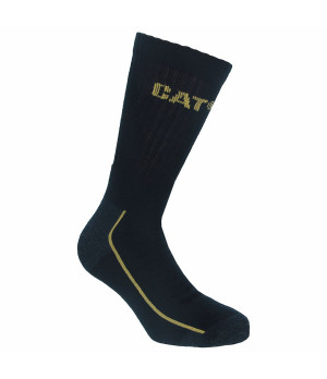 Calcetines de trabajo CORDURA 3 pares — reforzados en punta y talón, algodón termorregulador Caterpillar