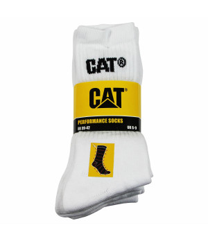 Calze da uomo Caterpillar — 5 paia, cotone con punta e tallone rinforzati