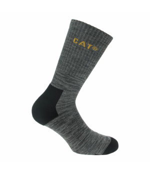 Chaussettes de travail lot de 3 en coton extensible — pointe et talon renforcés Caterpillar