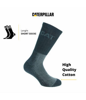 Calze da Lavoro Caterpillar - Heavy Duty - 3 Paia Rinforzate in Cotone e Lycra