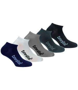 Lot de 5 chaussettes courtes en coton respirant Sneaker — Caterpillar