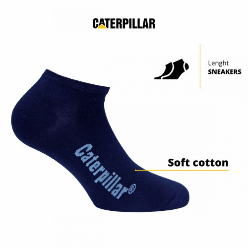 Lot de 5 chaussettes courtes en coton respirant Sneaker — Caterpillar
