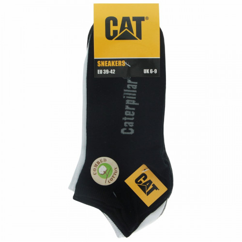 Lot de 5 chaussettes courtes en coton respirant Sneaker — Caterpillar