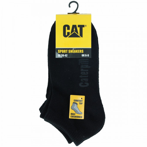 Calze Sportive Caterpillar - 3 Paia in Cotone Altezza Caviglia