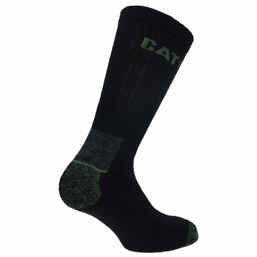 Chaussettes thermiques de travail 2 paires en laine 43% renforcées mi-mollet — Caterpillar