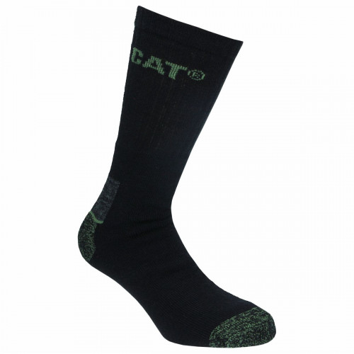 Calcetines térmicos de trabajo 2 pares 43% lana reforzados media caña — Caterpillar