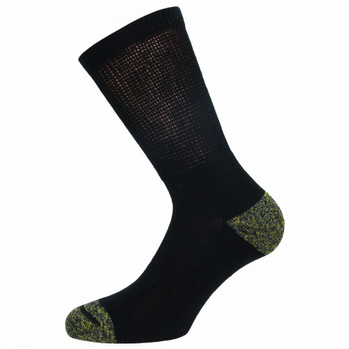 Chaussettes de travail en coton antibactérien 3 paires, soutien pour diabétiques, pointe et talon renforcés — Caterpillar