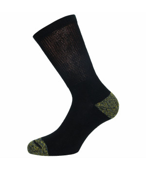 Chaussettes de travail en coton antibactérien 3 paires, soutien pour diabétiques, pointe et talon renforcés — Caterpillar