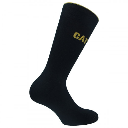 Calcetines de trabajo 3 pares — talón y puntera reforzados en algodón remallado Caterpillar