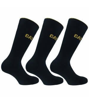 Chaussettes de travail 3 paires — talon et pointe renforcés en coton remaillé Caterpillar