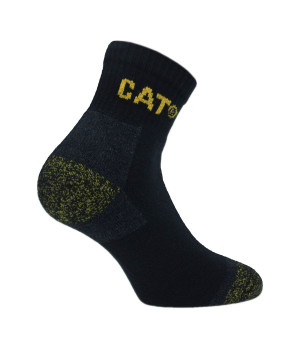Caterpillar work socks — 3 pairs, reinforced toe & heel, thermoregulating cotton