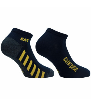 Socken 3er-Pack Knöchelhöhe mit Zehen- und Fersenverstärkung, 75% Baumwolle — Caterpillar