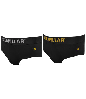 Stretch cotton briefs, 2-pack, anti-odor — Caterpillar