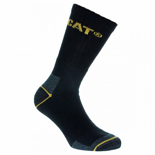Chaussettes de travail 3 paires — bout et talon renforcés, semelle en mousse Caterpillar