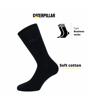 Calze Eleganti da Lavoro Caterpillar Business - 5 Paia in Cotone Rimagliato a Mano