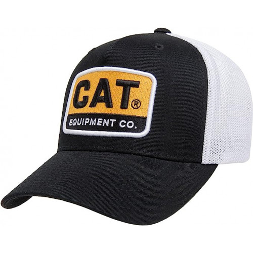 Cappello con Visiera Ricamato CAT - 100% Cotone e Rete Posteriore