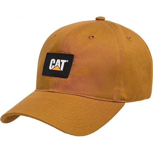 Cappello con Visiera Tinta Unita Ricamato CAT - 100% Cotone e Chiusura Regolabile