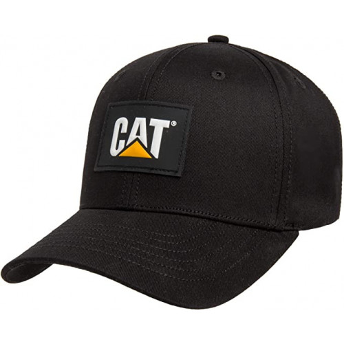 Cappello con Visiera e Logo CAT - 100% Cotone e Chiusura Regolabile