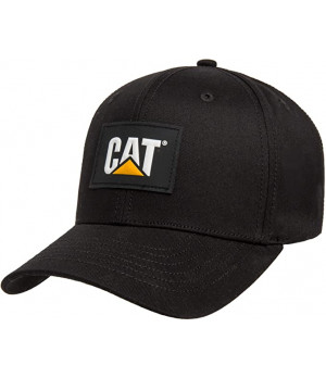 Cappello con Visiera e Logo CAT - 100% Cotone e Chiusura Regolabile