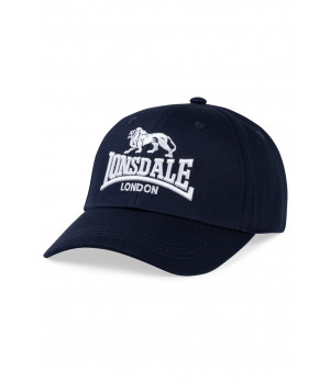 Casquette Lonsdale broderie 3D — 100 % coton, réglable (homme)