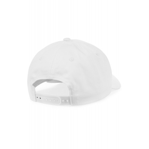 Cappello con Visiera Bianco Lonsdale - In Puro Cotone con Logo Ricamato 3D