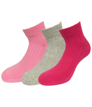 Calze Sportive da Donna Dunlop - 3 Paia in Cotone Traspirante Sopra la Caviglia