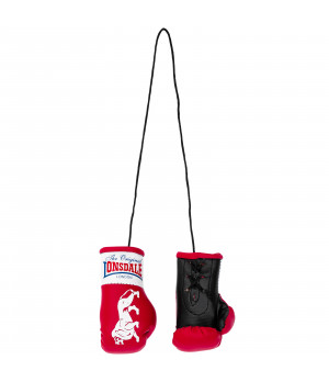 Mini hanging faux leather boxing gloves — Lonsdale