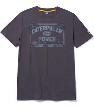 T-Shirt da Uomo Caterpillar - CAT Power Tee - 100% Cotone Manica Corta