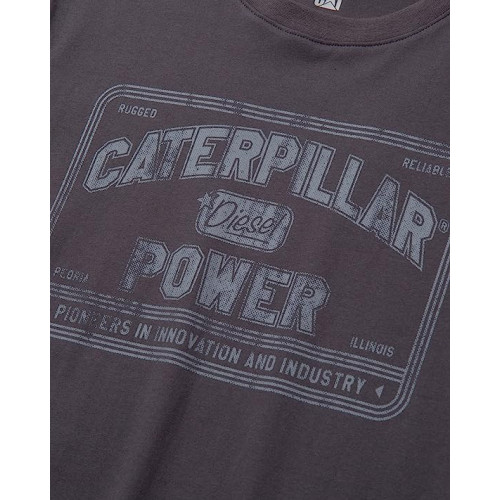 T-Shirt da Uomo Caterpillar - CAT Power Tee - 100% Cotone Manica Corta