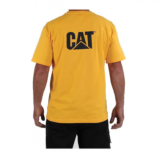 Men's T-shirt 60% cotton/40% polyester, large back logo — CAT