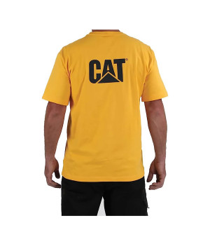 Camiseta hombre 60% algodón/40% poliéster, logo grande en la espalda — CAT