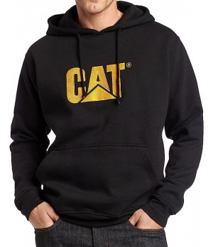 Felpa con Cappuccio  Caterpillar -  Logo Cucito Frontalmente