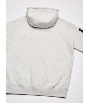 Felpa uomo con cappuccio fullzip, tasche ampie — Caterpillar