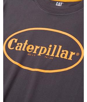 T-shirt uomo girocollo manica corta 100% cotone — CAT