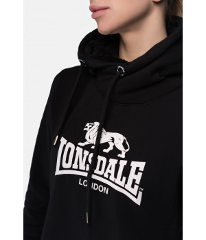 Vestido sudadera con capucha, amplio y cálido — Lonsdale